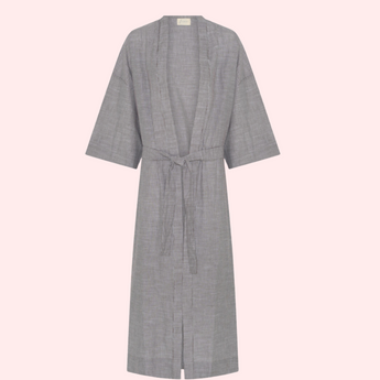 Blød Frau kimono stribet 